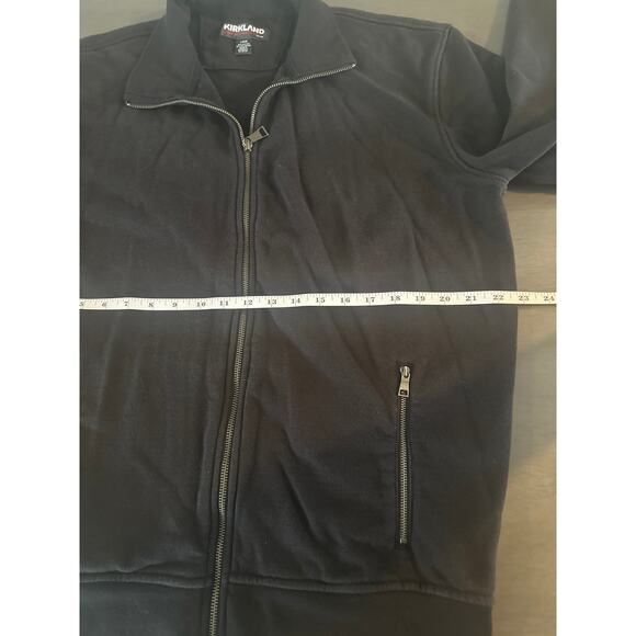 Kirkland Signature Mens Black Full Zip Jacket Size Large - Picture 4 of 8